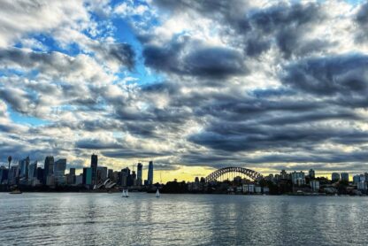 Early morning light over Sydney Harbour