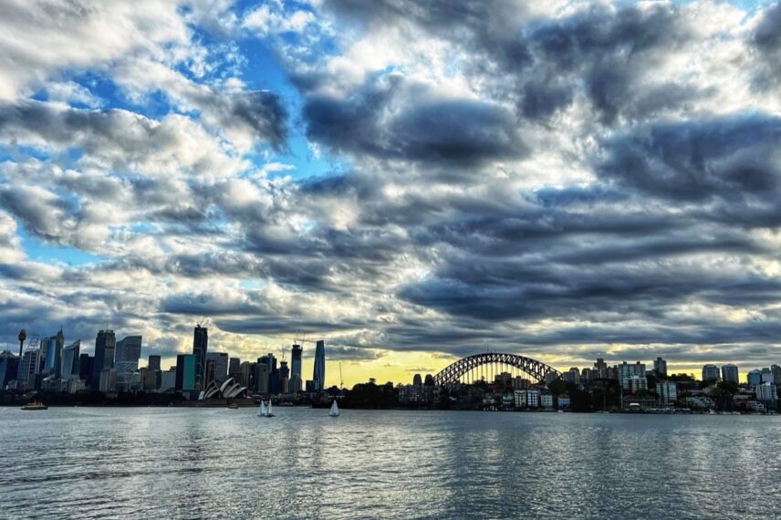 Early morning light over Sydney Harbour